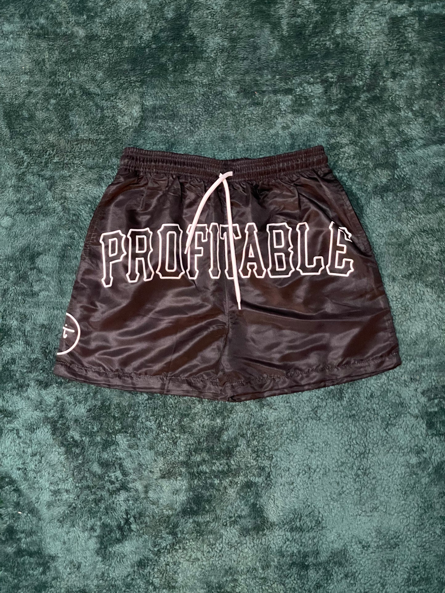 “P” Shorts (Women’s)(Black/White)